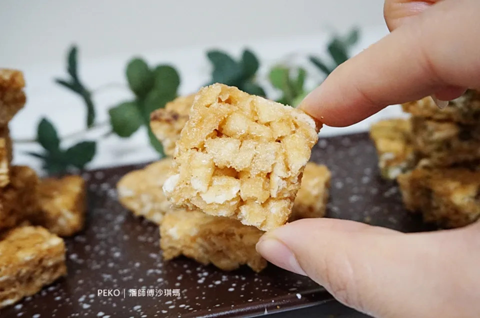 花蓮潘師傅芥末沙其馬，溫和不嗆辣的追劇下酒點心